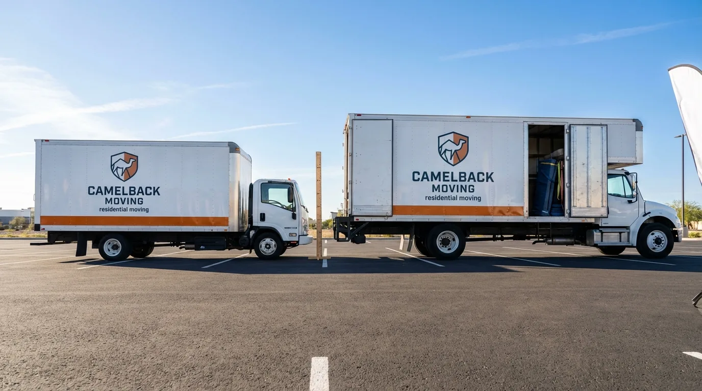 Moving truck size capacity guide in Hawkinsville